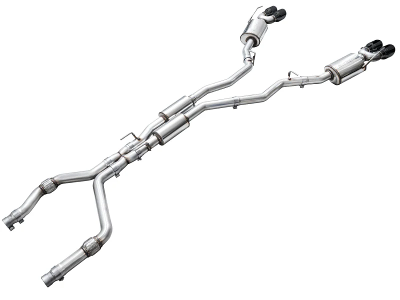 AWE Tuning 2020+ Ford Explorer ST Touring Edition Exhaust w/ Diamond Black Tips - Image 15