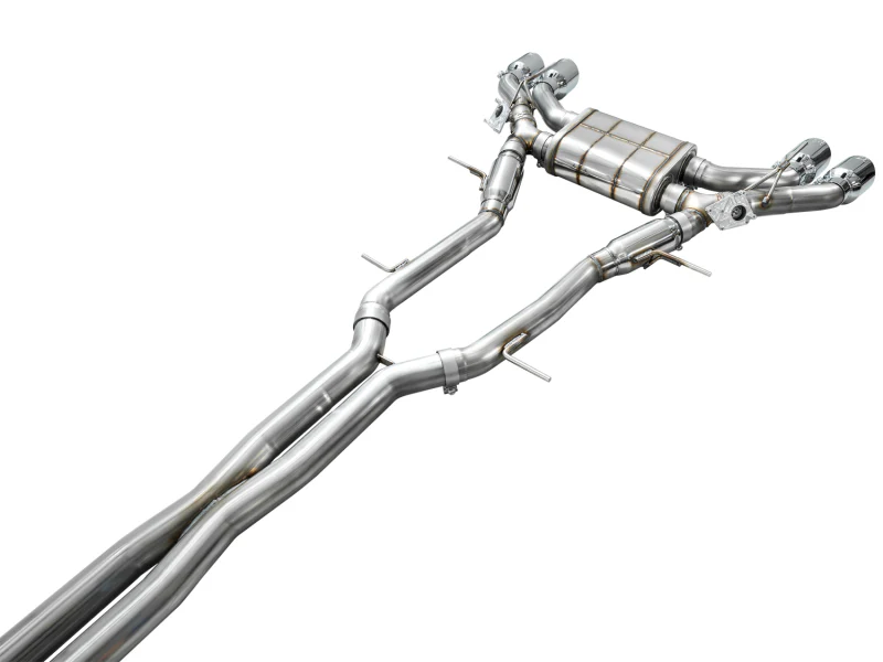AWE Tuning 2021+ Cadillac CT4-V Blackwing SwitchPath Exhaust - Chrome Silver Tips - Image 11