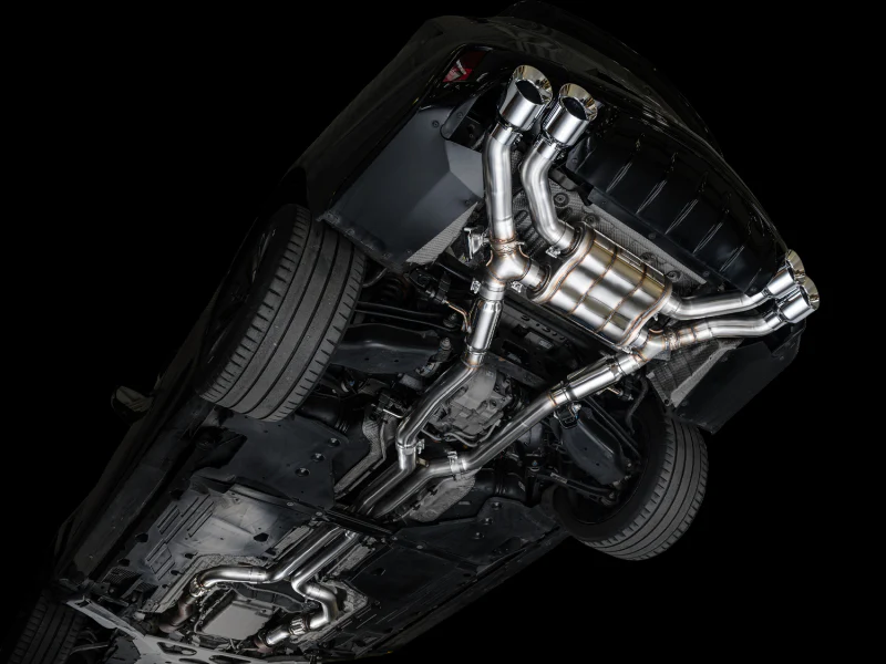 AWE Tuning 2021+ Cadillac CT4-V Blackwing SwitchPath Exhaust - Chrome Silver Tips - Image 5