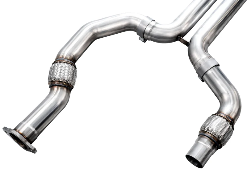 AWE Tuning 2021+ Cadillac CT4-V Blackwing SwitchPath Exhaust - Diamond Black Tips - Image 11