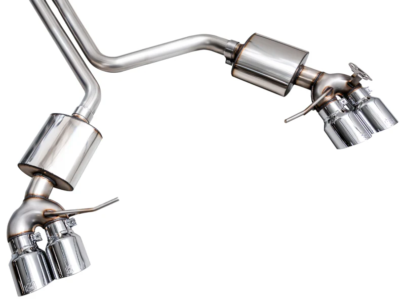 AWE Tuning 2022+ Porsche Macan 2.9TT Touring Edition Cat-Back Exhaust w/ Chrome Silver Tips - Image 10