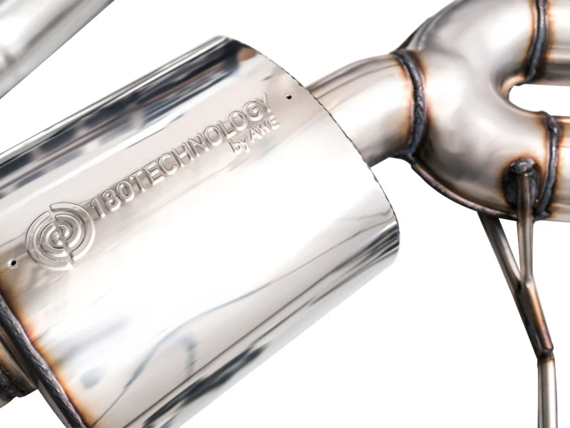 AWE Tuning 2022+ Porsche Macan 2.9TT Touring Edition Cat-Back Exhaust w/ Chrome Silver Tips - Image 13