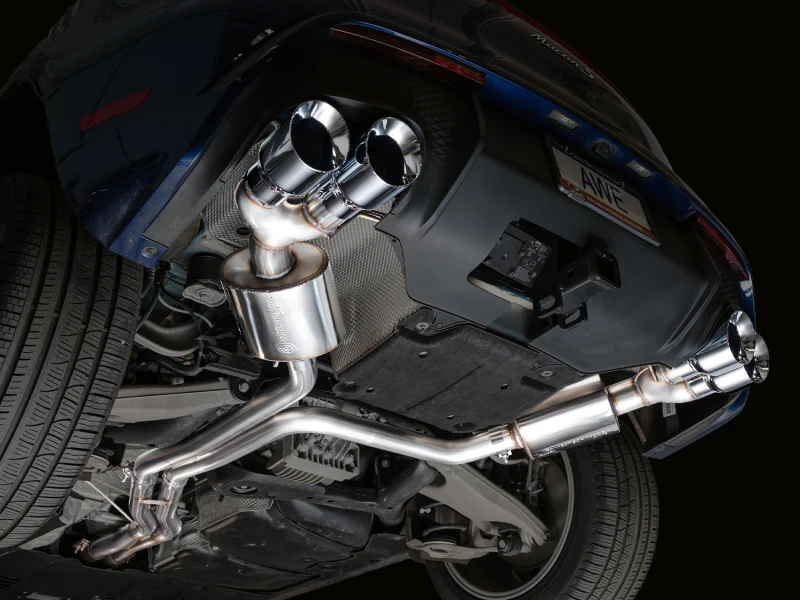 AWE Tuning 2022+ Porsche Macan 2.9TT Touring Edition Cat-Back Exhaust w/ Chrome Silver Tips - Image 5