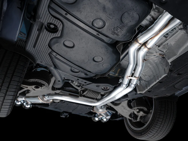 AWE Tuning 2022+ Porsche Macan 2.9TT Touring Edition Cat-Back Exhaust w/ Chrome Silver Tips - Image 6