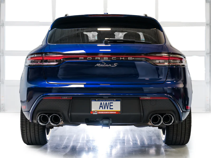AWE Tuning 2022+ Porsche Macan 2.9TT Touring Edition Cat-Back Exhaust w/ Chrome Silver Tips - Image 8