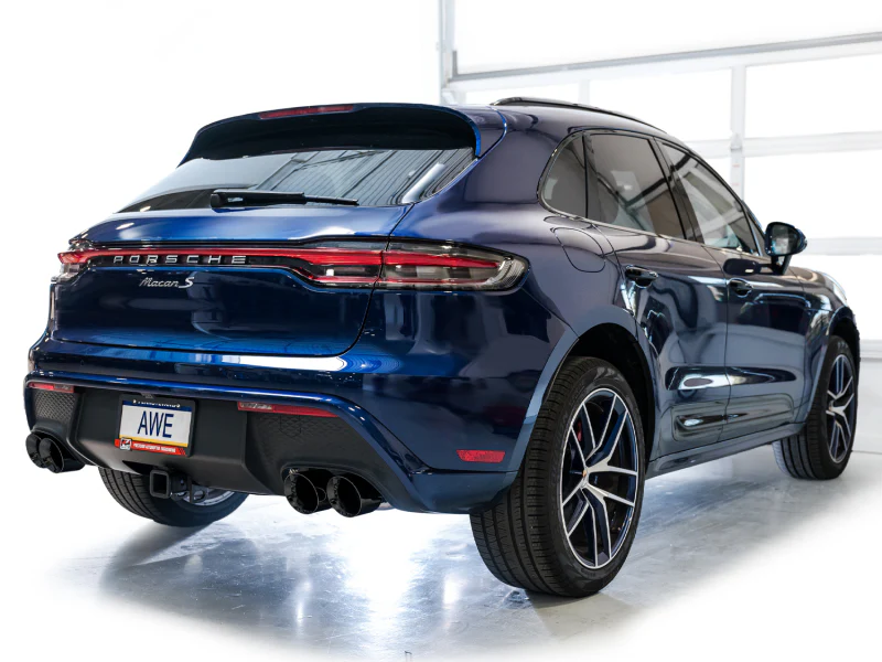 AWE Tuning 2022+ Porsche Macan 2.9TT Touring Edition Cat-Back Exhaust w/ Diamond Black Tips - Image 4