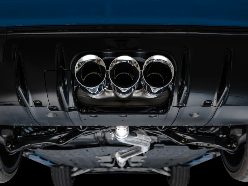 AWE Tuning 2023 Honda Civic Type R FL5 Touring Edition Exhaust w/ Triple Chrome Silver Tips - Image 11
