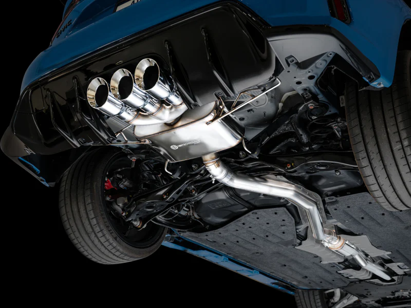 AWE Tuning 2023 Honda Civic Type R FL5 Touring Edition Exhaust w/ Triple Chrome Silver Tips - Image 12