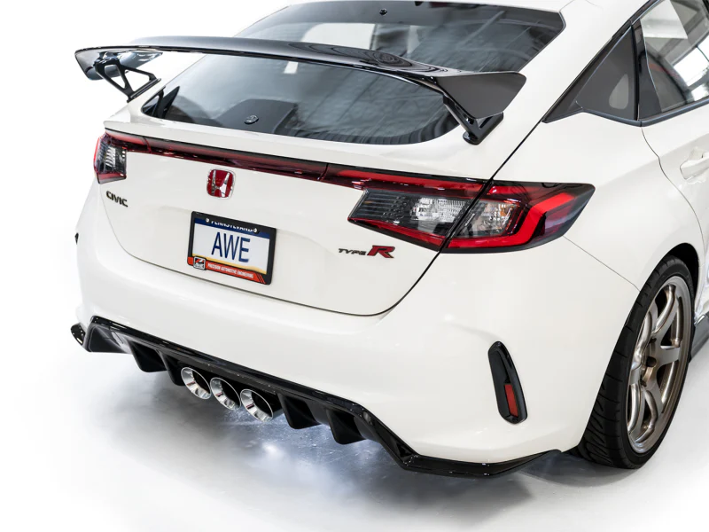 AWE Tuning 2023 Honda Civic Type R FL5 Touring Edition Exhaust w/ Triple Chrome Silver Tips - Image 22