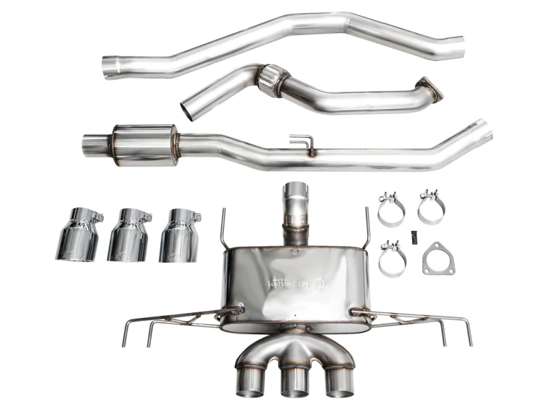 AWE Tuning 2023 Honda Civic Type R FL5 Touring Edition Exhaust w/ Triple Chrome Silver Tips - Image 30