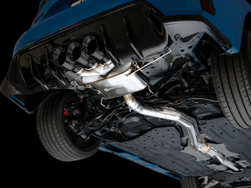AWE Tuning 2023 Honda Civic Type R FL5 Touring Edition Exhaust w/ Triple Diamond Black Tips - Image 3