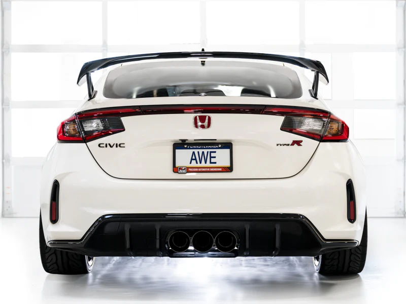 AWE Tuning 2023 Honda Civic Type R FL5 Touring Edition Exhaust w/ Triple Diamond Black Tips - Image 8