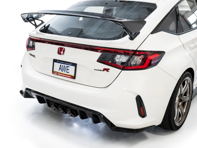 AWE Tuning 2023 Honda Civic Type R FL5 Touring Edition Exhaust w/ Triple Diamond Black Tips - Image 9