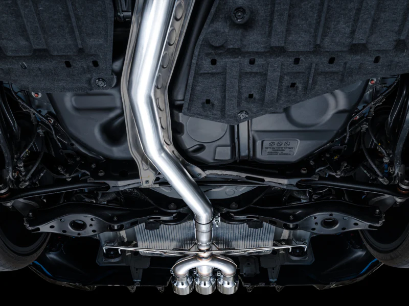 AWE Tuning 2023 Honda Civic Type R FL5 Track Edition Exhaust w/ Triple Chrome Silver Tips - Image 8