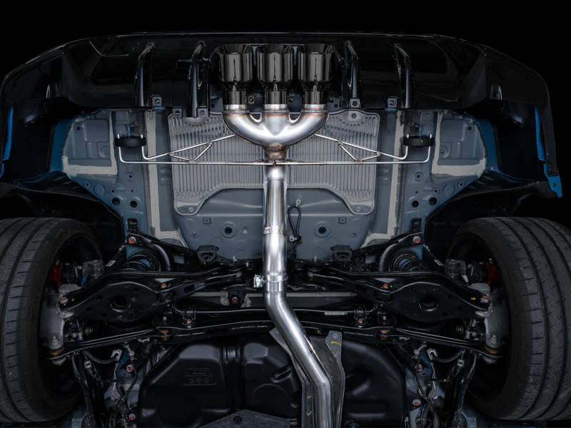 AWE Tuning 2023 Honda Civic Type R FL5 Track Edition Exhaust w/ Triple Diamond Black Tips - Image 15