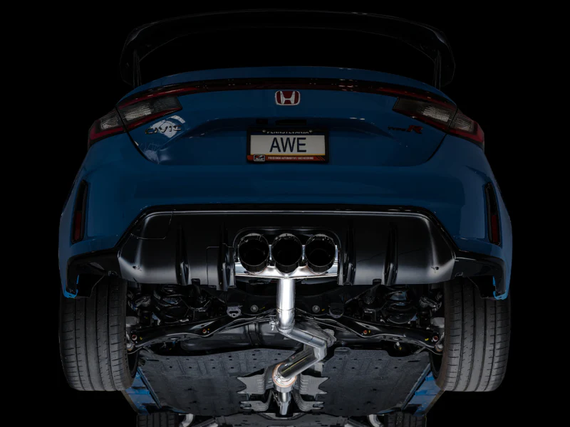 AWE Tuning 2023 Honda Civic Type R FL5 Track Edition Exhaust w/ Triple Diamond Black Tips - Image 19