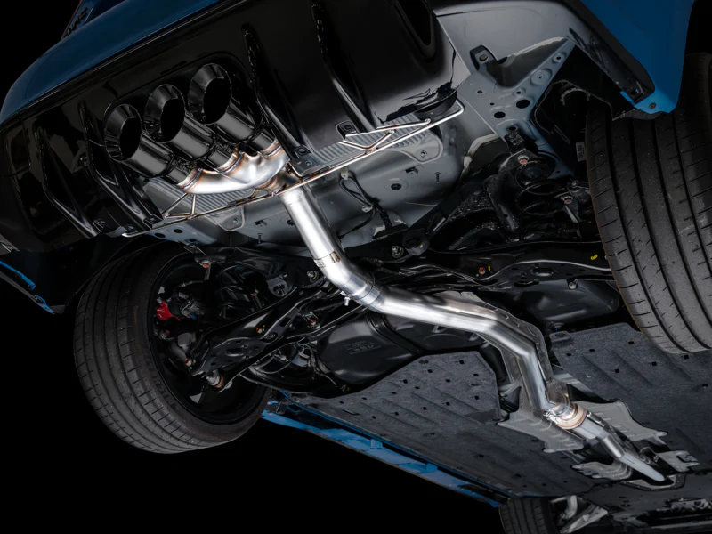 AWE Tuning 2023 Honda Civic Type R FL5 Track Edition Exhaust w/ Triple Diamond Black Tips - Image 2