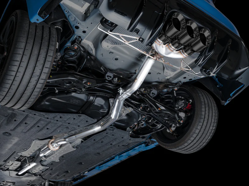 AWE Tuning 2023 Honda Civic Type R FL5 Track Edition Exhaust w/ Triple Diamond Black Tips - Image 20