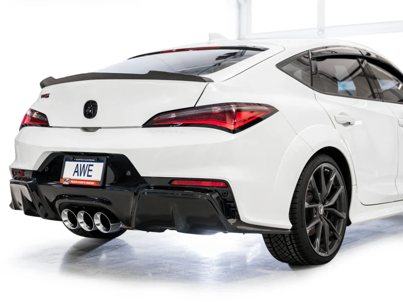 AWE Tuning 2024 Acura Integra Type S DE5 FWD Touring Edition Exhaust w/ Triple Chrome Silver Tips - Image 7