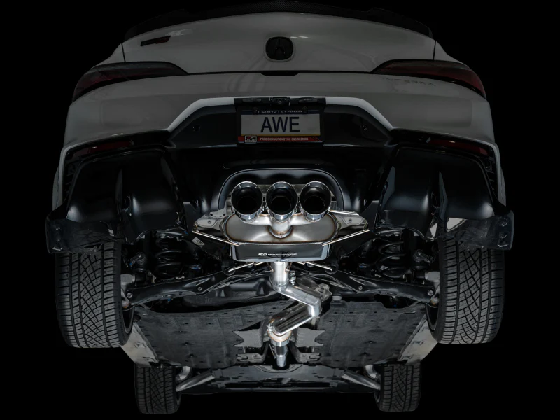 AWE Tuning 2024 Acura Integra Type S DE5 FWD Touring Edition Exhaust w/ Triple Chrome Silver Tips - Image 9