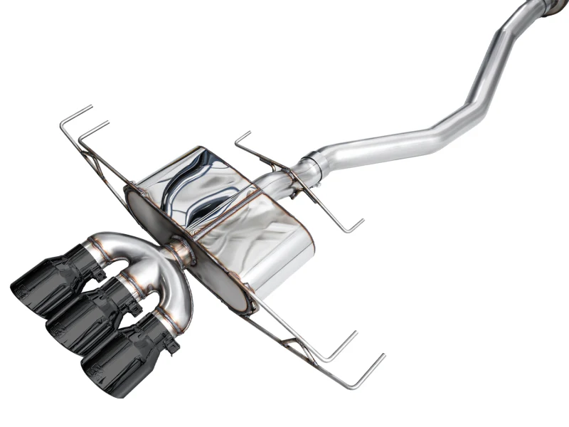 AWE Tuning 2024 Acura Integra Type S DE5 FWD Touring Edition Exhaust w/ Triple Diamond Black Tips - Image 18