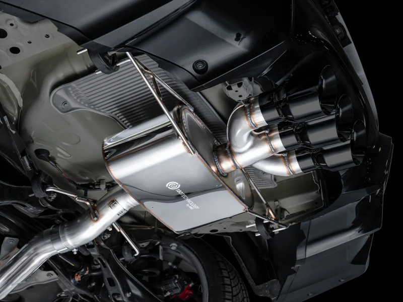 AWE Tuning 2024 Acura Integra Type S DE5 FWD Touring Edition Exhaust w/ Triple Diamond Black Tips - Image 3