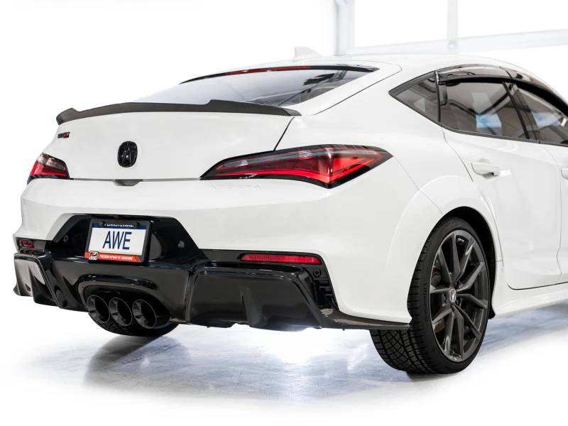 AWE Tuning 2024 Acura Integra Type S DE5 FWD Touring Edition Exhaust w/ Triple Diamond Black Tips - Image 7