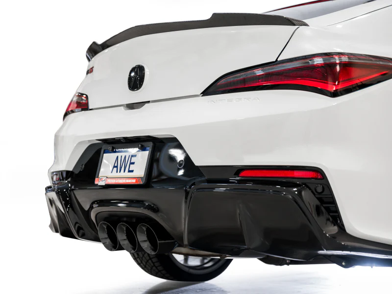 AWE Tuning 2024 Acura Integra Type S DE5 FWD Touring Edition Exhaust w/ Triple Diamond Black Tips - Image 8