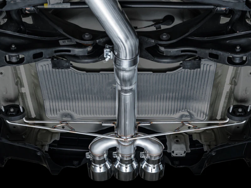 AWE Tuning 2024 Acura Integra Type S DE5 FWD Track Edition Exhaust w/ Triple Chrome Silver Tips - Image 11