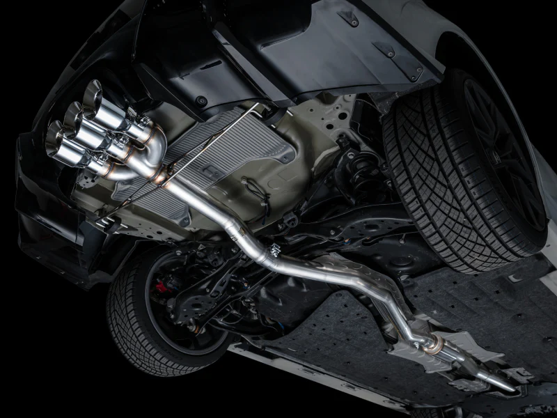 AWE Tuning 2024 Acura Integra Type S DE5 FWD Track Edition Exhaust w/ Triple Chrome Silver Tips - Image 3