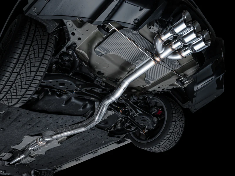 AWE Tuning 2024 Acura Integra Type S DE5 FWD Track Edition Exhaust w/ Triple Chrome Silver Tips - Image 7
