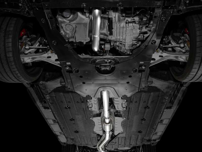 AWE Tuning 2024 Acura Integra Type S DE5 FWD Track Edition Exhaust w/ Triple Chrome Silver Tips - Image 9