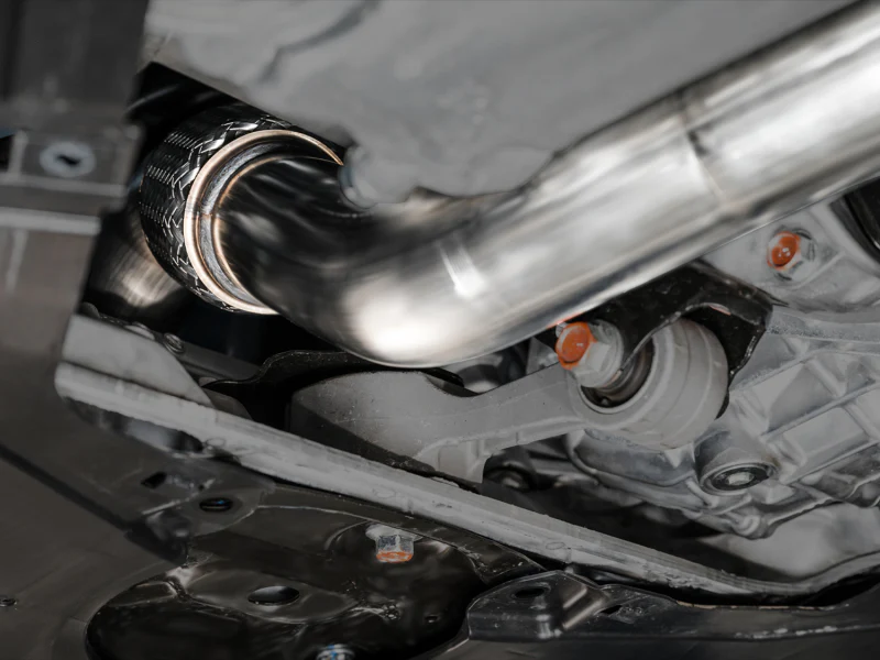 AWE Tuning 2024 Acura Integra Type S DE5 FWD Track Edition Exhaust w/ Triple Diamond Black Tips - Image 10