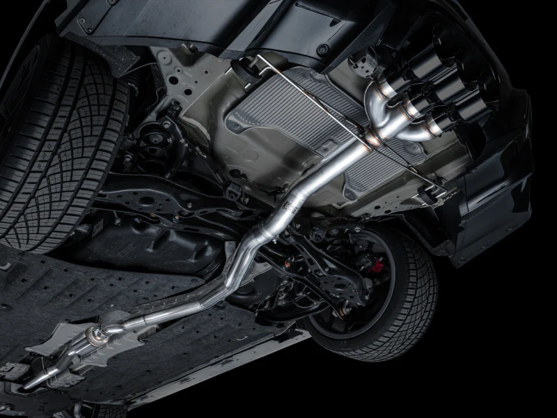 AWE Tuning 2024 Acura Integra Type S DE5 FWD Track Edition Exhaust w/ Triple Diamond Black Tips - Image 11
