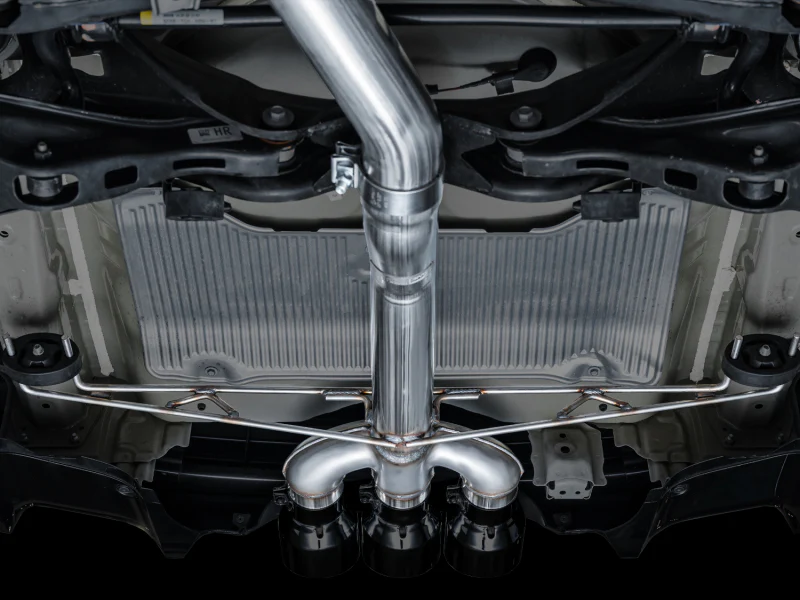 AWE Tuning 2024 Acura Integra Type S DE5 FWD Track Edition Exhaust w/ Triple Diamond Black Tips - Image 13