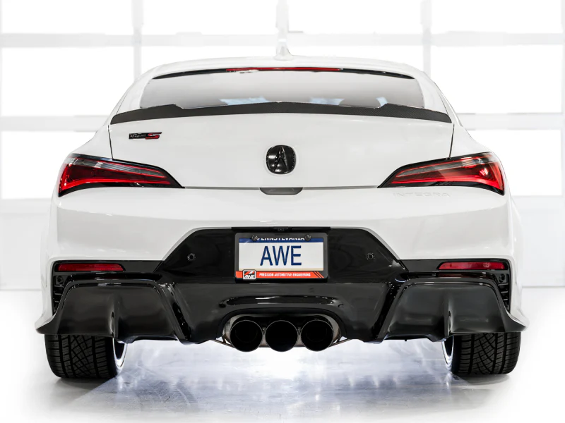AWE Tuning 2024 Acura Integra Type S DE5 FWD Track Edition Exhaust w/ Triple Diamond Black Tips - Image 14