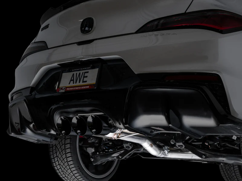 AWE Tuning 2024 Acura Integra Type S DE5 FWD Track Edition Exhaust w/ Triple Diamond Black Tips - Image 15