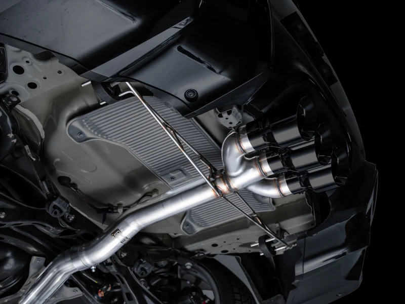AWE Tuning 2024 Acura Integra Type S DE5 FWD Track Edition Exhaust w/ Triple Diamond Black Tips - Image 16