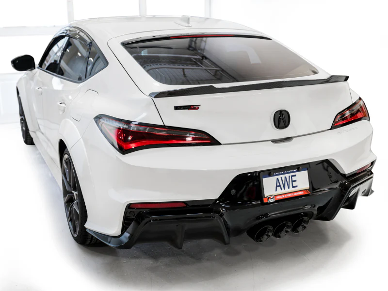 AWE Tuning 2024 Acura Integra Type S DE5 FWD Track Edition Exhaust w/ Triple Diamond Black Tips - Image 5