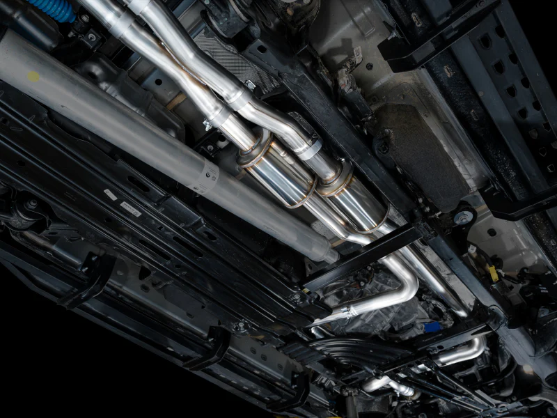AWE Tuning 2025+ RAM 1500 RHO 3.0 I6 TT 0FG Dual Rear Exit Cat-Back Exhaust - Chrome Silver Tips - Image 5