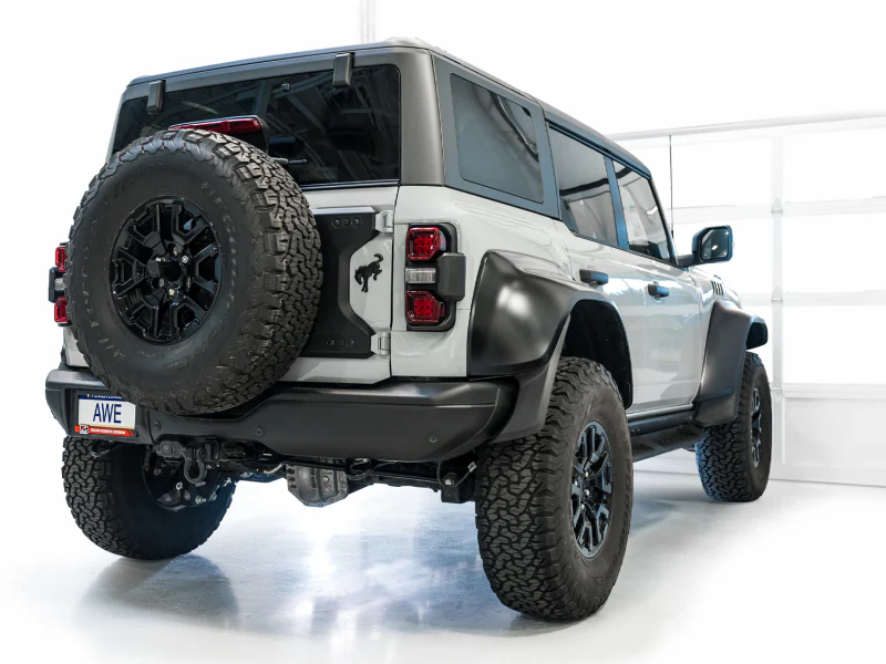 AWE Tuning 22-24 Ford Bronco Raptor 4WD Dual BashGuards Cat-Back SwitchPath Exhaust (No Tips) - Image 7