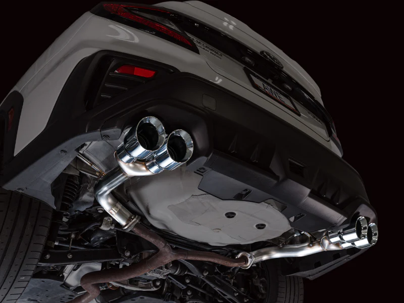 AWE Tuning 22-25 Subaru VB WRX Track Edition Axle-Back Exhaust - Chrome Silver Tips - Image 4