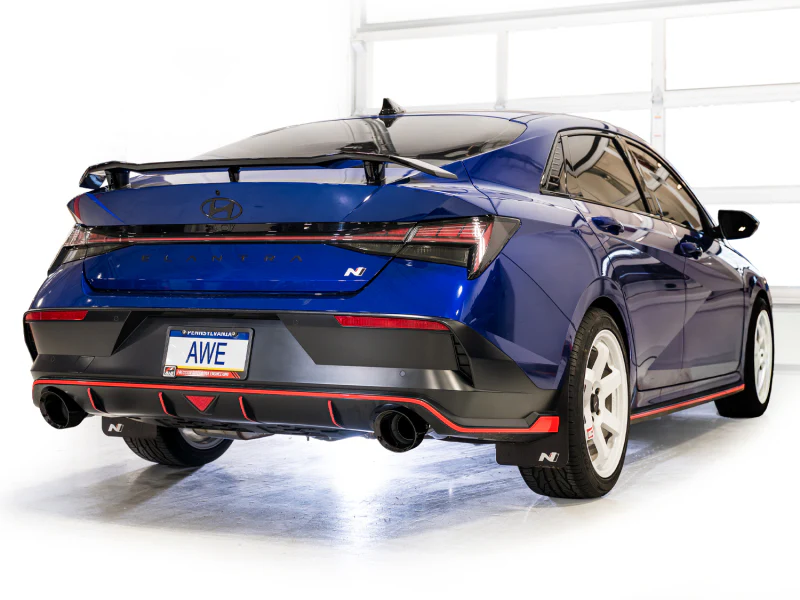 AWE Tuning 22-26 Hyundai Elantra N SwitchPath Cat-Back Exhaust - Diamond Black Tips - Image 2