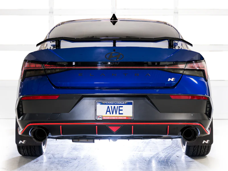 AWE Tuning 22-26 Hyundai Elantra N SwitchPath Cat-Back Exhaust - Diamond Black Tips - Image 3