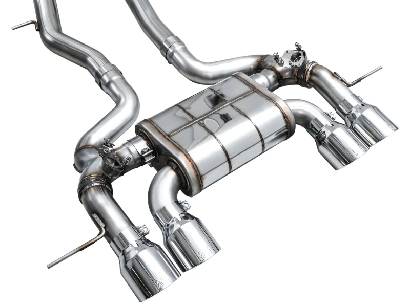 AWE Tuning 23-24 BMW G87 M2 SwitchPath Edition Exhaust - Chrome Silver Tips - Image 12