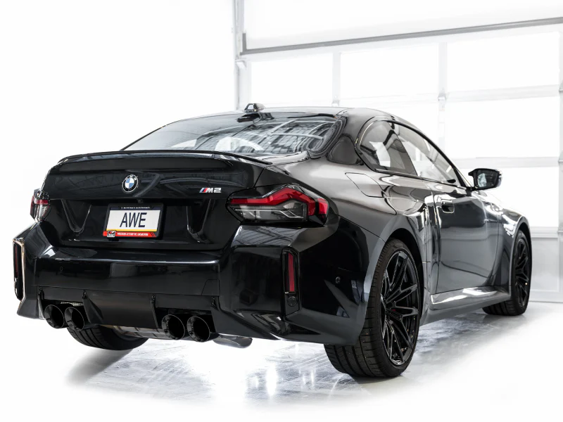 AWE Tuning 23-24 BMW G87 M2 SwitchPath Edition Exhaust - Diamond Black Tips - Image 2