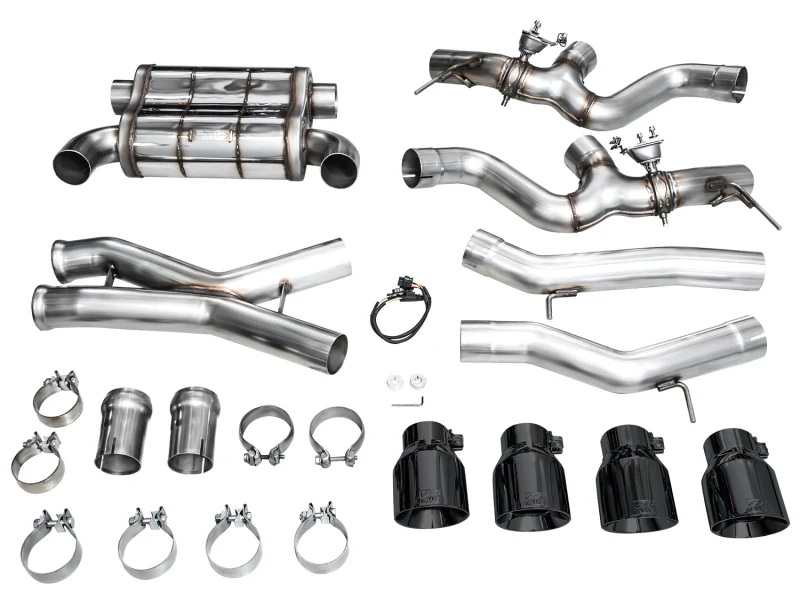 AWE Tuning 23-24 BMW G87 M2 SwitchPath Edition Exhaust - Diamond Black Tips - Image 3