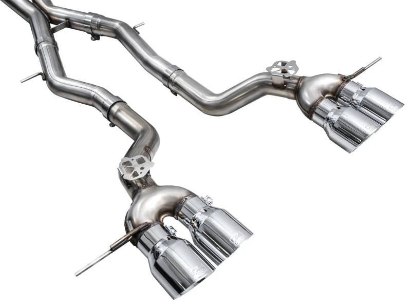 AWE Tuning 23-24 BMW G87 M2 Track Edition Exhaust - Chrome Silver Tips - Image 14