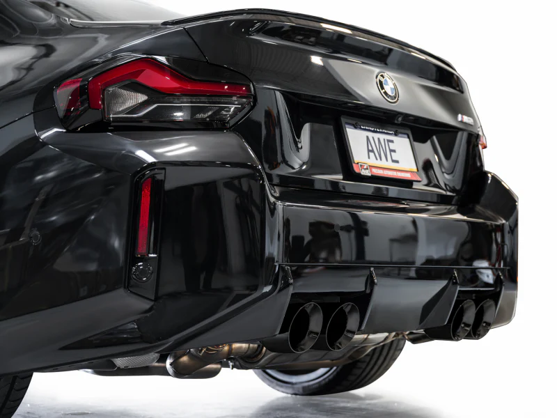 AWE Tuning 23-24 BMW G87 M2 Track Edition Exhaust - Diamond Black Tips - Image 11