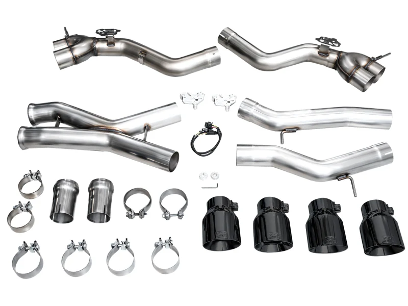 AWE Tuning 23-24 BMW G87 M2 Track Edition Exhaust - Diamond Black Tips - Image 16